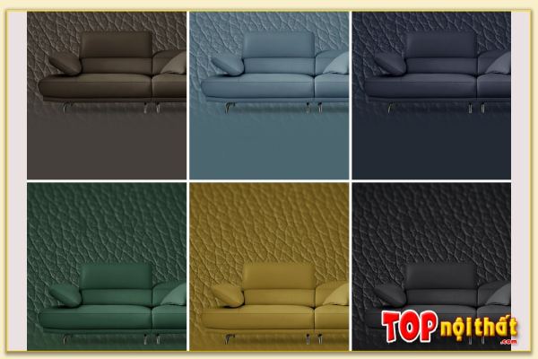 Hình ảnh Các màu sắc ghế sofa da văng đẹp SofTop-0633