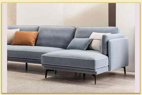 Hình ảnh Chụp chi tiết phần L mẫu ghế sofa góc Softop-1109