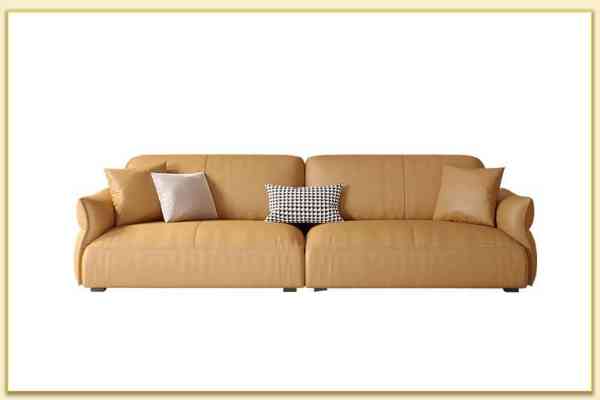 Hình ảnh Chụp chính diện mẫu sofa văng da 2 chỗ Softop-1572