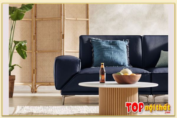 Hình ảnh Chụp một nửa mẫu ghế sofa văng đẹp SofTop-0817