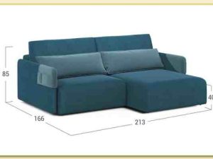 Hình ảnh Ghế sofa góc da nhỏ gọn mini Softop-1149