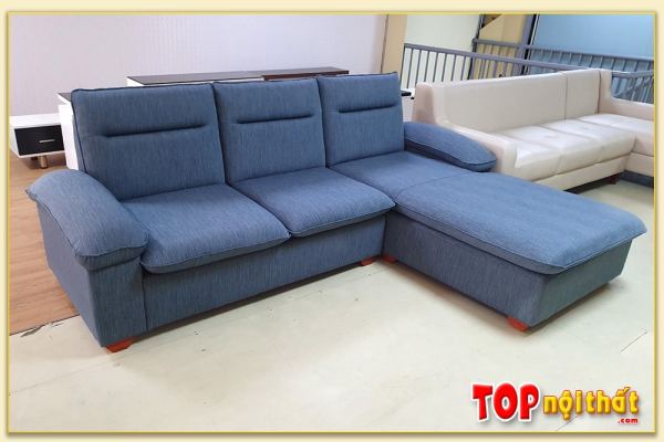Hình ảnh Ghế sofa nỉ chữ L đẹp hiện đại và sang trọng SofTop-0264