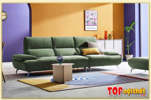 Hình ảnh Ghế sofa văng bọc vải nỉ đẹp hiện đại SofTop-0941