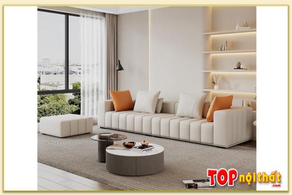 Hình ảnh Ghế sofa văng đẹp cho nhà chung cư hiện đại SofTop-0764