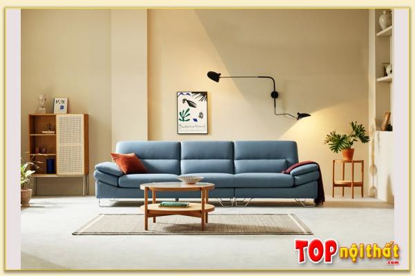 Hình ảnh Ghế sofa văng nỉ đẹp chụp chính diện Softop-1044