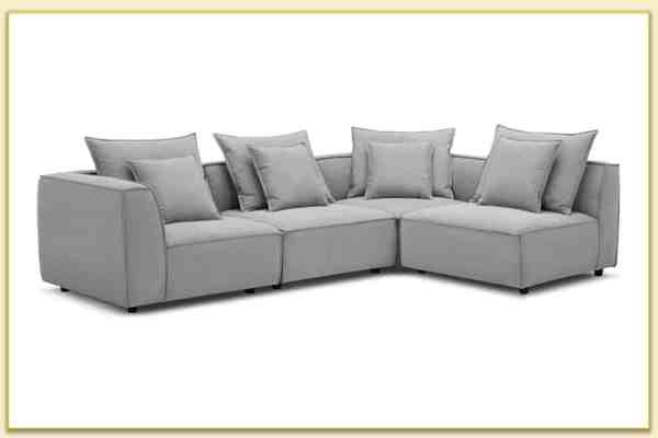 Hình ảnh Mẫu ghế sofa góc bọc nỉ cỡ lớn Softop-1346