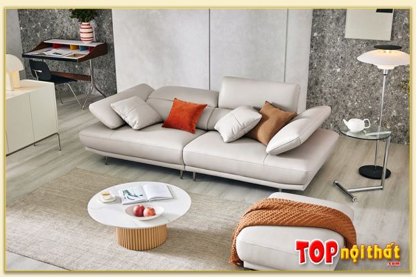Hình ảnh Mẫu ghế sofa văng đẹp thiết kế 2 chỗ SofTop-0633