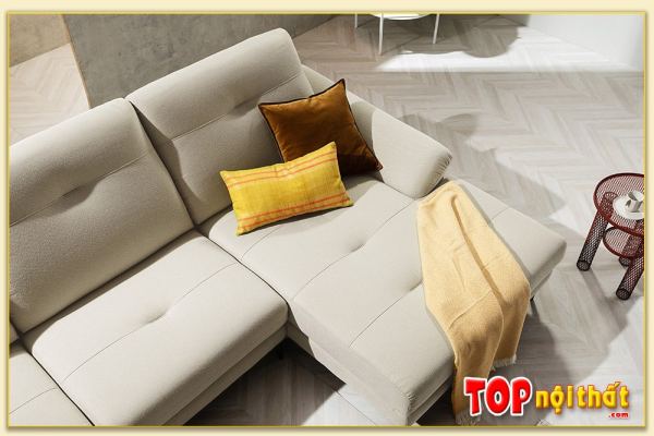 Hình ảnh Phần góc L mẫu sofa góc nỉ đẹp Softop-1050