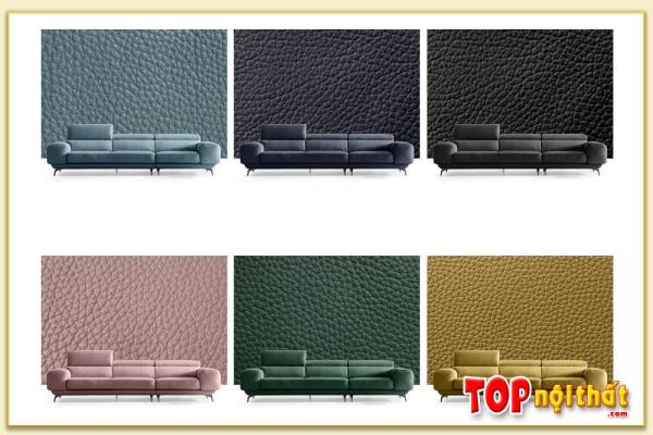Hình ảnh Sofa chất liệu da có nhiều màu sắc SofTop-0863