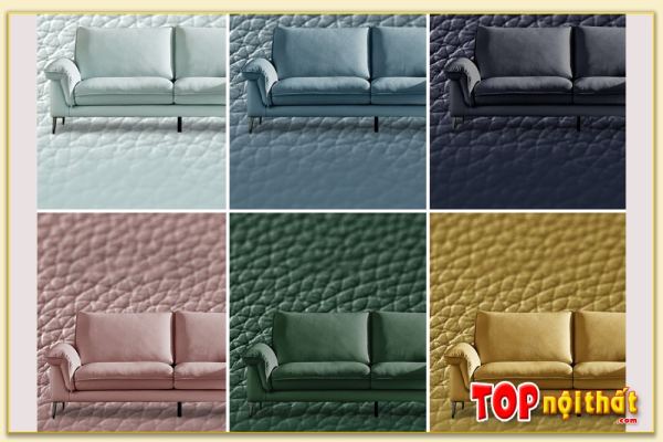 Hình ảnh Sofa da có nhiều màu sắc nổi bật SofTop-0636