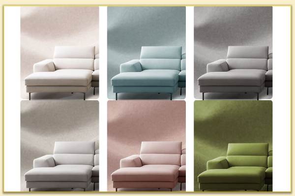 Hình ảnh Sofa góc bọc nỉ có nhiều màu sắc Softop-1094