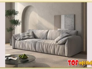 Hình ảnh Ghế sofa văng 2 chỗ đơn giản bọc vải nỉ SofTop-0661