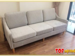 Hình ảnh Sofa văng nỉ 3 chỗ hiện đại kích thước nhỏ xinh xắn SofTop-0189