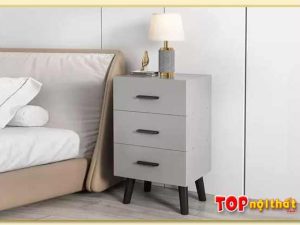 Tủ đầu giường dáng cao trơn một màu đẹp TDGTop-0030
