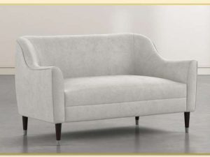 Hình ảnh Ghế sofa văng nỉ đẹp màu ghi thiết kế đơn giản Softop-1363