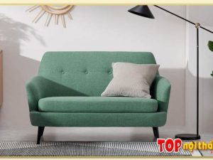 Hình ảnh Ghế sofa văng nỉ kích thước nhỏ kiểu dáng đẹp SofTop-00239